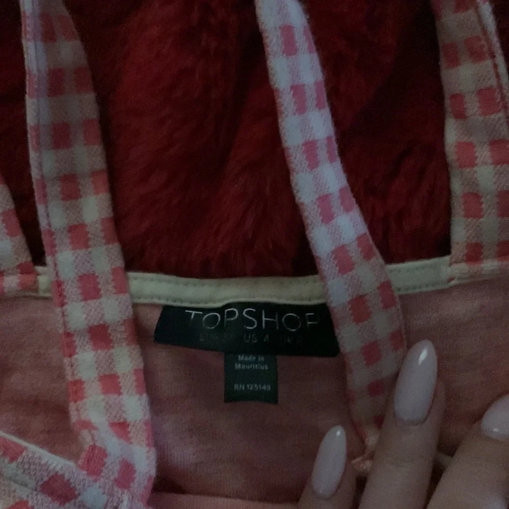 Pink and Yellow TopShop Crop Top Gingham - Picture 3 of 3